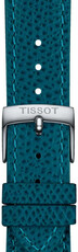 Skórzany pasek Tissot T852.049.059 18mm, niebieski, Quick Release
