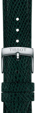 Skórzany pasek Tissot T852.049.061 18mm, zielony