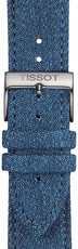 Tekstylny pasek Tissot T852.046.781 22mm, niebieski