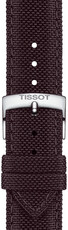 Tekstylny pasek Tissot T852.048.181 21mm, brązowy