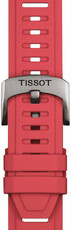 Pasek silikonowy Tissot T852.049.243 21mm, czerwony, Quick Release