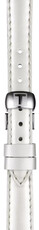 Skórzany pasek Tissot T852.036.540 12mm, biały