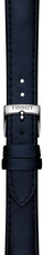 Skórzany pasek Tissot T852.050.307 22 mm, niebieski, wegański
