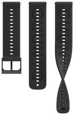 Silikonowy pasek Suunto 22mm (pro Suunto Athletic 6), czarny, Quick Release, rozmiar S+M