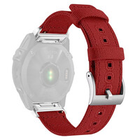 Nylonowy pasek Ricardo 26mm (pro Garmin Fenix 8/7X/6X (51mm), Tactix aj.), czerwony, QuickFit