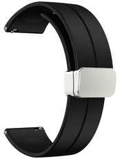 Silikonowy pasek Ricardo 20 mm (dla Amazfit Active 2), czarny V1, Quick Release