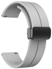 Pasek silikonowy Ricardo 20 mm (dla Amazfit Active 2), szary, Quick Release