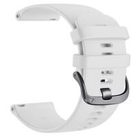 Silikonowy pasek Ricardo 20mm (pro Garmin Venu, Venu Sq, Venu 2 plus aj.), biały, Quick Release, przedłużona długość