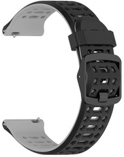 Pasek silikonowy Ricardo Pejo 22mm, Black/Gray, Quick Release