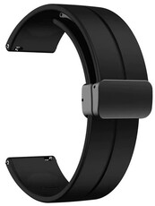 Silikonowy pasek Ricardo 22mm (pro Amazfit Bip 5, 6), czarny, Quick Release