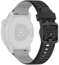 Silikonowy pasek Ricardo 22mm (pro Coros Pace 3, Apex 2 Pro), czarny V2, Quick Release