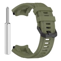 Silikonowy pasek Ricardo (pro Amazfit T-Rex 3), zielony, + akcesoria do wymiany