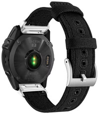 Pasek nylonowy Ricardo 26 mm (do Garmin Fenix 8/7X/6X (51 mm), Tactix itp.), czarny V5, QuickFit
