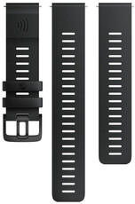 Pasek silikonowy Polar 20mm, czarny, rozmiar S, M/L, Quick Release, płatniczy