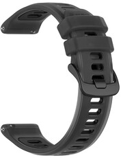 Silikonowy pasek Ricardo 20mm (pro Garmin Forerunner 570 (42mm) aj.), czarny, Quick Release