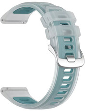 Silikonowy pasek Ricardo 22mm (pro Garmin Forerunner 570 (47mm) aj.), niebieski, Quick Release