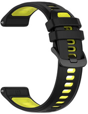 Pasek silikonowy Ricardo 22mm (do Garmin Forerunner 970 itp.), czarny V1