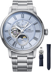 Orient Star Classic M45 F7 Moon Phase Open Heart Automatic RE-BT0007L00B Limited Edition 190pcs (+ zamienny pasek)