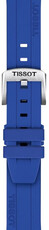 Silikonowy pasek T852.051.023 18mm, niebieski, Quick Release
