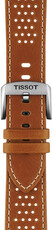 Skórzany pasek Tissot T852.051.017 22mm, brązowy, Quick Release