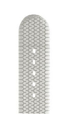 Pasek silikonowy Hirsch Racing L 40238800-2, biały, długość L