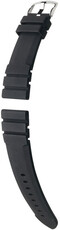 Pasek silikonowy Hirsch Seadiver L 40578850-2, czarny, długość L