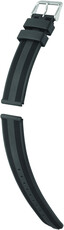 Pasek silikonowy Hirsch Silverstone L 40518850-2, czarny, długość L
