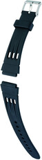 Pasek silikonowy Hirsch Space XL 40248850-2, czarny, długość XL