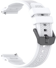 Silikonowy pasek Ricardo 24mm (pro Garmin Venu X1), biały, Quick Release