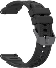 Silikonowy pasek Ricardo 24mm (pro Garmin Venu X1), czarny, Quick Release