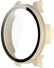 Osłona ochronna (pro Garmin Lily 2 Active), plastikowy, beżowy + szkiełko