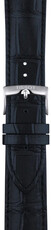Skórzany pasek Tissot T852.051.025 22mm, niebieski, Quick Release