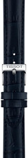 Skórzany pasek Tissot T852.051.034 16mm, niebieski, Quick Release