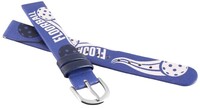 Pasek z eco-skóry JVD RJ7234.3 14mm, niebieski, dziecięcy