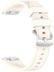 Silikonowy pasek Ricardo 18mm (pro Huawei Watch GT 6, 41mm), beżowy, QuickFit