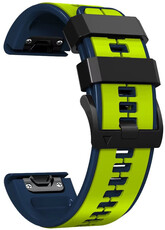 Silikonowy pasek Ricardo 26mm (pro Garmin Fenix 8/7X/6X (51mm), Tactix aj.), żółty, QuickFit