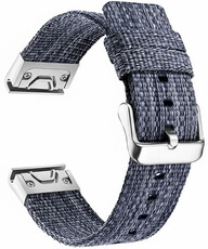 Nylonowy pasek Ricardo 26mm (pro Garmin Fenix 8/7X/6X (51mm), Tactix aj.), niebieski, QuickFit