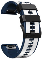 Silikonowy pasek Ricardo 22mm (pro Garmin Fenix 8/7/6 (47mm), Epix 2 aj.), biały V2, QuickFit