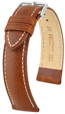 Skórzany pasek Hirsch Boston L 01302070NQ-2, brązowy, skóra cielęca, długość L