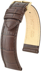 Pasek skórzany Hirsch Duke L 01028010NQ-1, brązowy, skóra cielęca, długość L