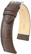 Pasek skórzany Hirsch Duke L 01028010NQ-2, brązowy, skóra cielęca, długość L