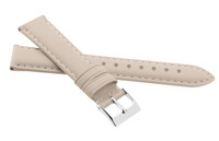Skórzany pasek JVD R41321 18mm, beżowy