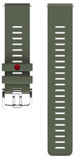 Silikonowy pasek Polar 20mm, zielony, vel. M/L, Quick Release