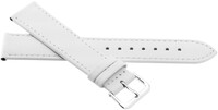 Skórzany pasek JVD R23004 16mm, biały