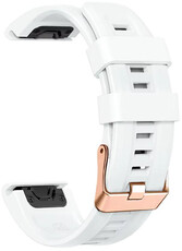 pasek silikonowy Ricardo Campiglio 20mm, White, QuickFit