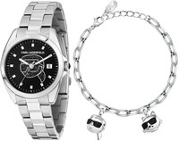 Karl Lagerfeld Round Essentials R0553101516 + bransoletka