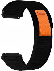 Pasek nylonowy Ricardo Carezza 22mm, Black, Quick Release