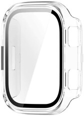 Osłona ochronna (pro Amazfit Bip Max), plastikowy, przezroczysty  + szkiełko