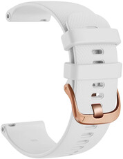pasek silikonowy Ricardo Aprica 20mm, White, Quick Release