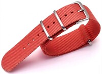 Nylonowy pasek Ricardo Kronplatz, czerwony V2, NATO